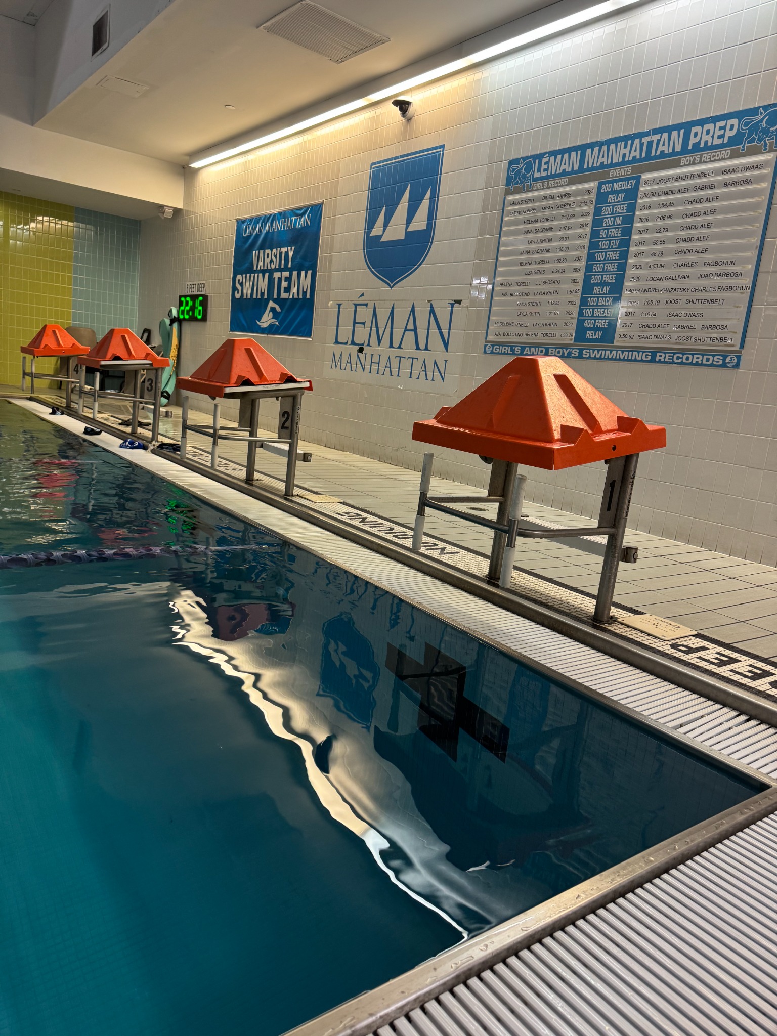 Manhattan swimming pool at 25 Greenwich Street